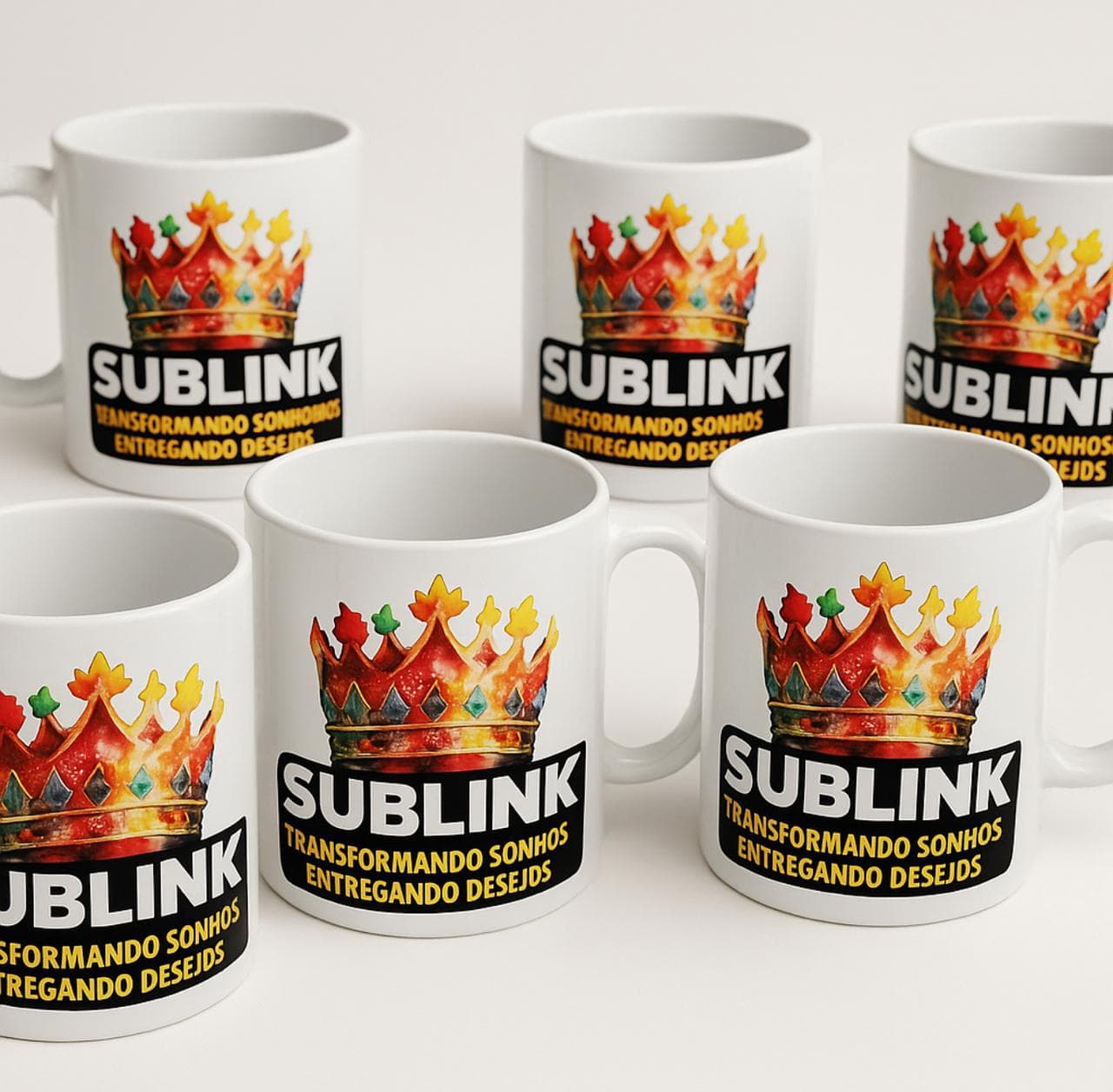 Coleção de canecas personalizadas SUBLINK